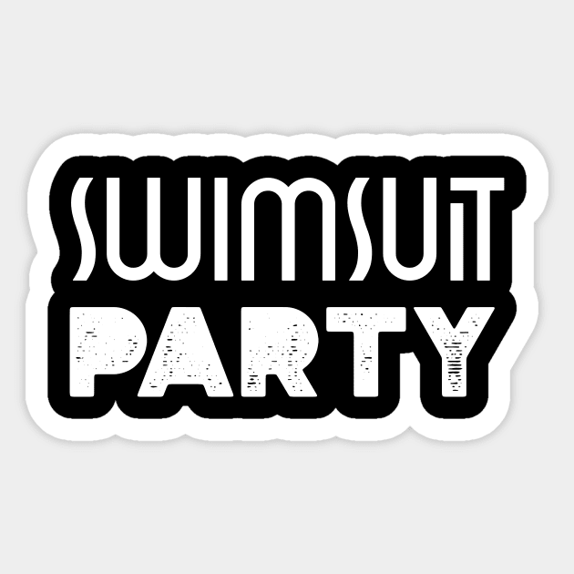 swimmers humor, fun swimming, quotes and jokes v16 Sticker by H2Ovib3s